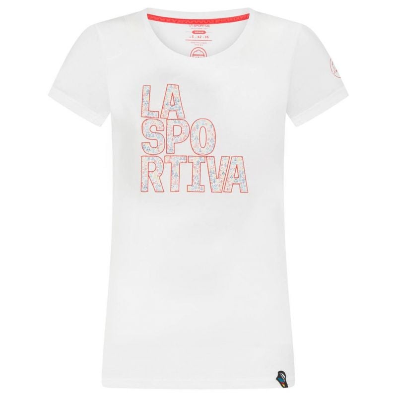 T-shirt La Sportiva Pattern W (bianca) da donna