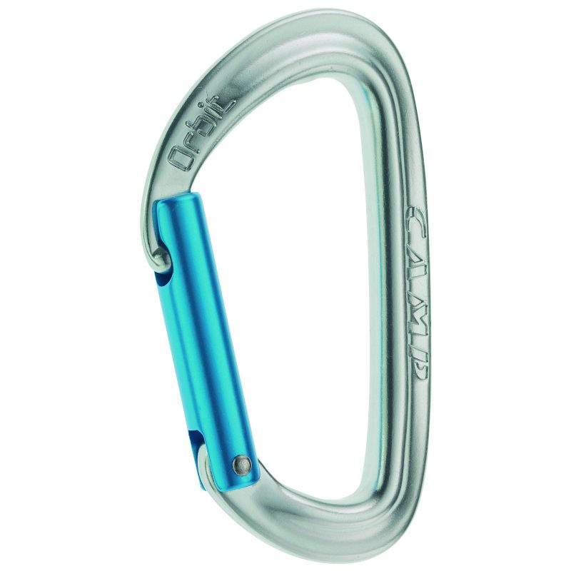 Carabiner Camp Orbit Straight Gate (grey/blue)