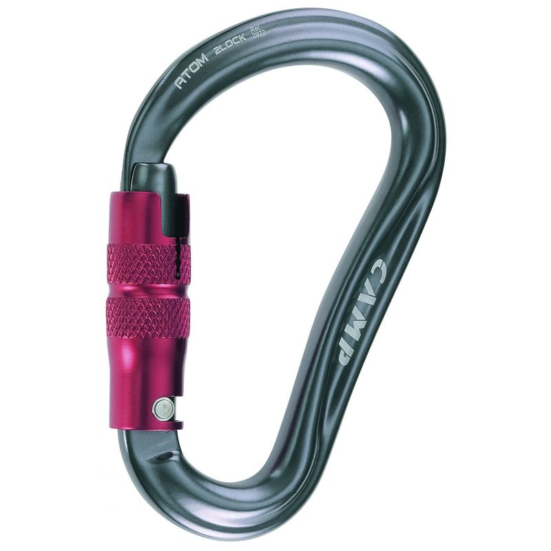 HMS karabinkroker Camp Atom 2Lock (rosa)