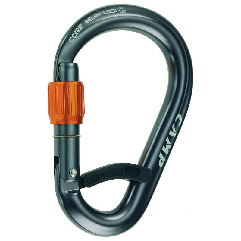HMS-Karabiner Camp Core Belay Lock (Gun metal)