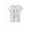 Prana Graphic Tee (white dust) Femme