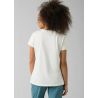 Prana Graphic Tee (white dust) Femme