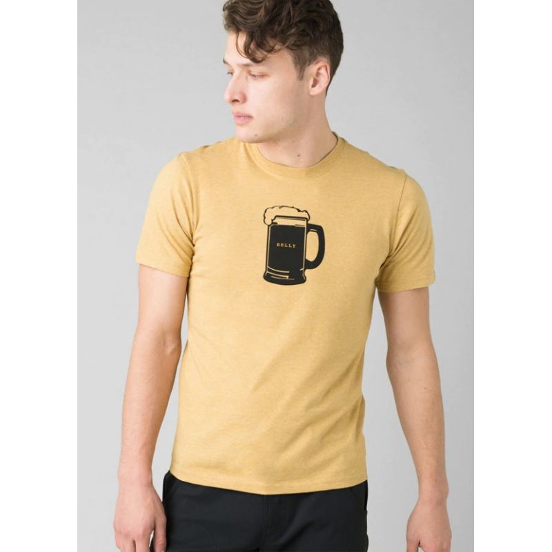 PRANA Beer Belly Journeyman T-skjorte (Marigold Heather)