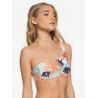 Swim The Sea Asymmetric Top Roxy Peach Blush Bright S