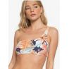 Swim The Sea Asymmetric Top Roxy Peach Blush Bright S