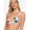 Swim The Sea Asymmetric Top Roxy Peach Blush Bright S