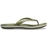 Crocs Crocband™ Flip (Army Green White)