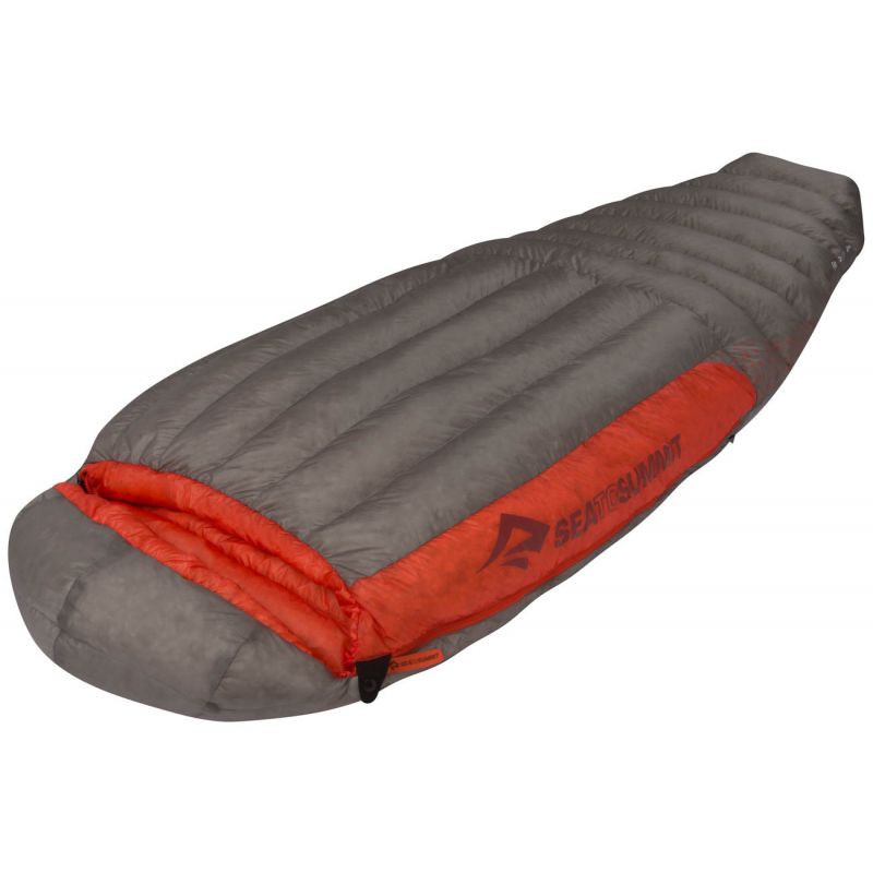 Saco de dormir para mujer Sea to Summit Flame FM2 (gris/naranja)