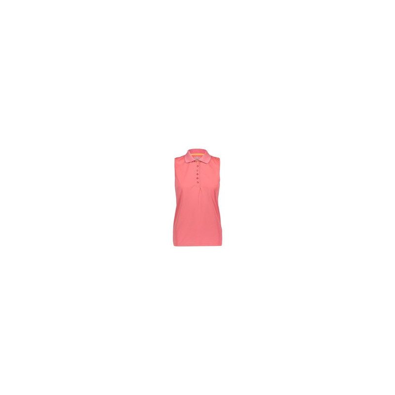 CMP WOMAN POLO SLEEVELESS (kiiltävä) femme