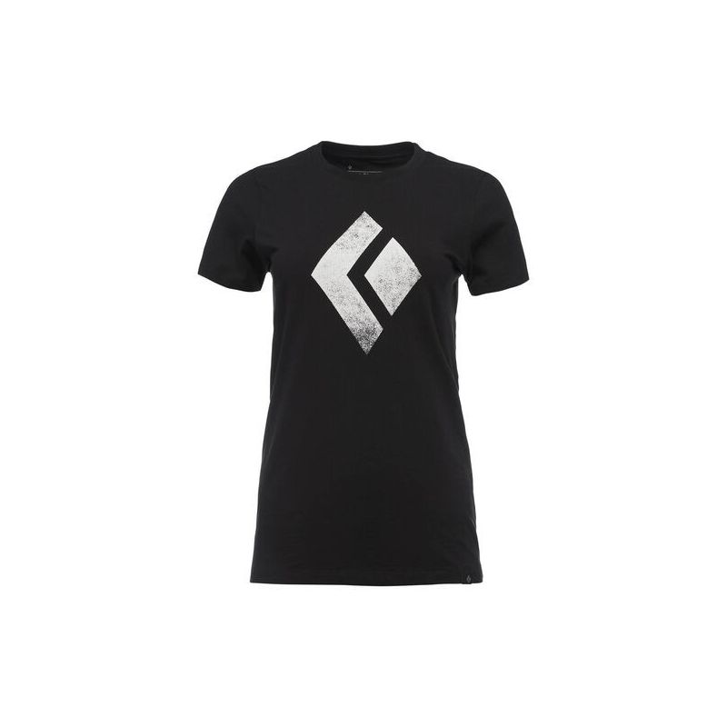 T-shirt Black Diamond Chalked Up (Noir) Femme