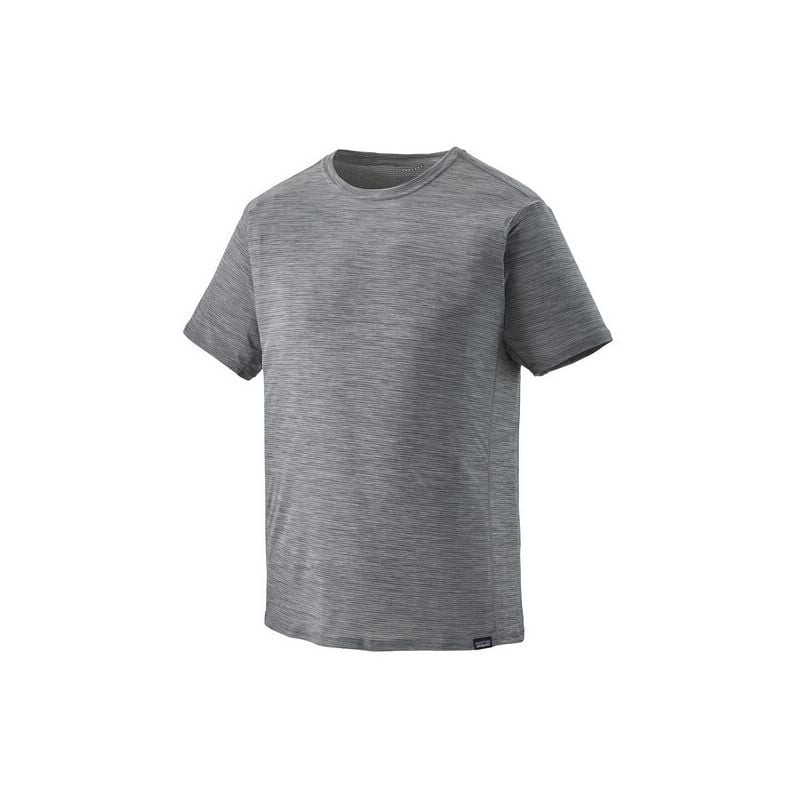 T-shirt PATAGONIA Cap Cool letvægtsskjorte (Forge Grey - Feather Grey X-dye) Mand