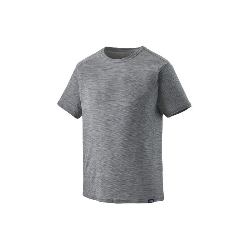 T-shirt PATAGONIA Keps Cool lättviktsskjorta (Forge Grey - Fjädergrå X-dye) Man