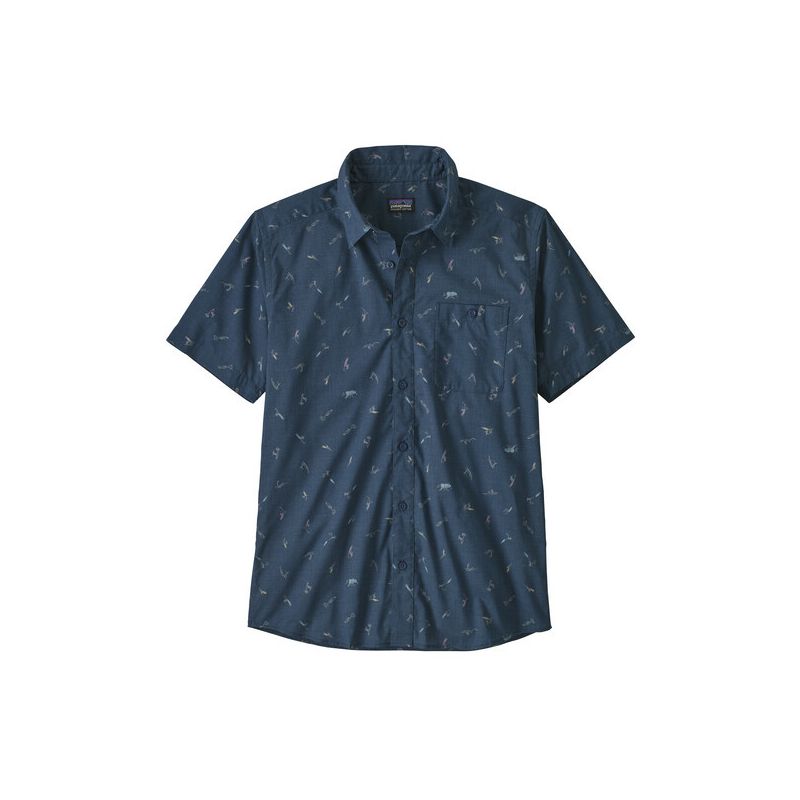 Patagonia Go To Shirt Patagonia (Surfers: Stone Blue) man