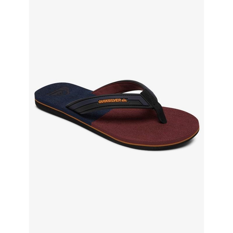 Molokai Eclipsed Deluxe Quiksilver Flip Flops (nero/grigio/marrone) Uomo