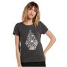 T-shirt Volcom Radical Daze (Charcoal) femme