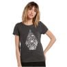 T-shirt Volcom Radical Daze (Charcoal) femme