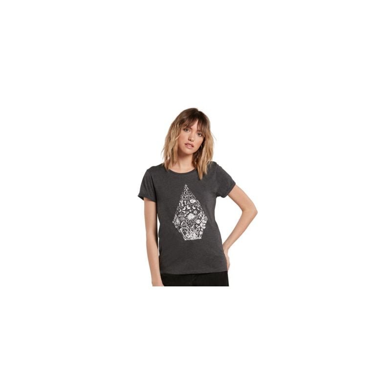 VOLCOM Radical Daze T-paita (valkoinen hiili), naiset