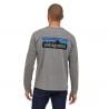 Patagonia L / s P-6 Logo Verantwortlicher (Schwarz)