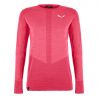 W Zebru Responsive L/s Tee Salewa virtual pink