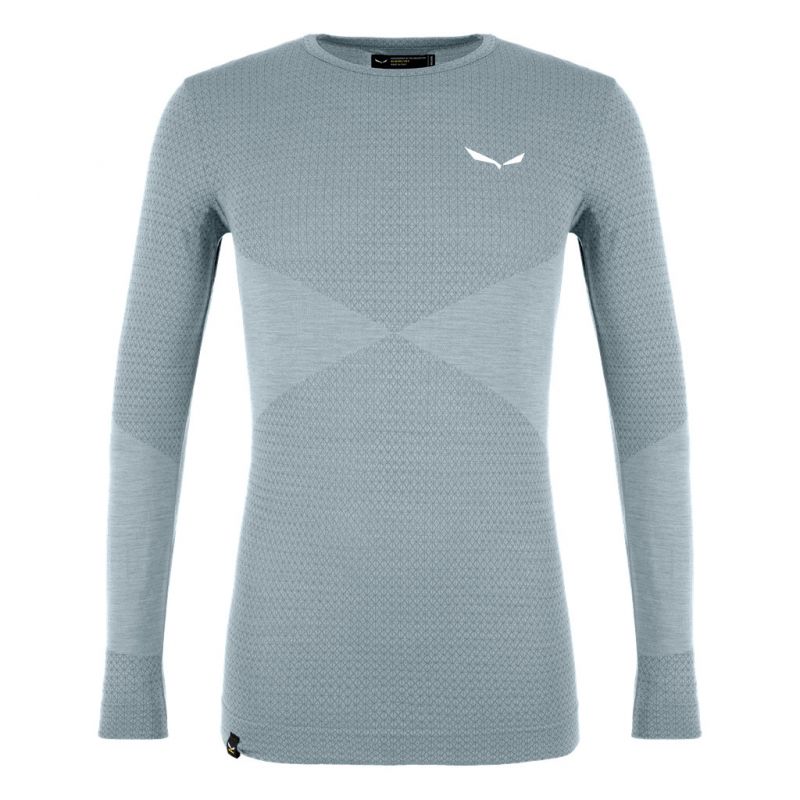 Haut technique Salewa Zebru Responsive L/s Tee (flint stone) homme