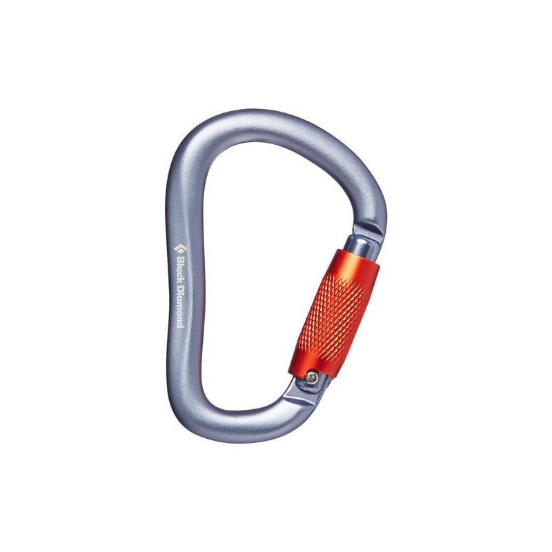 Karabiini Black Diamond Rocklock Twistlock karabiini (harmaa)