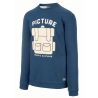 Sweatshirt Picture Spokane Crew (tummansininen melange) mies