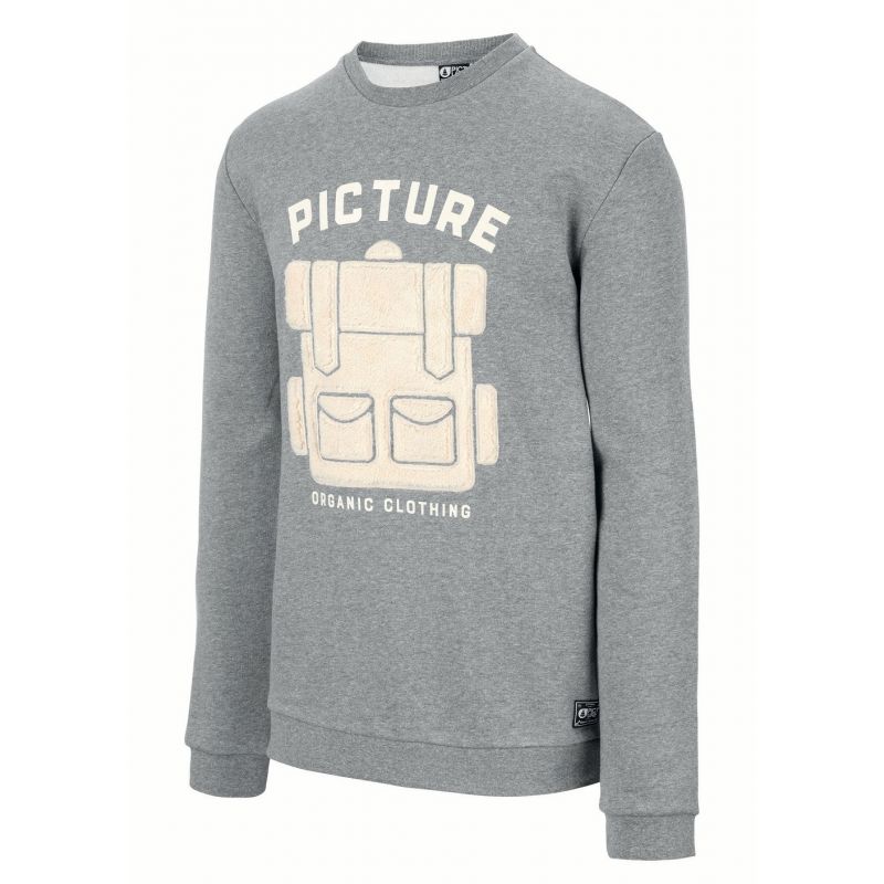 Sweatshirt Picture Spokane Crew (Dark Grey Melange) man