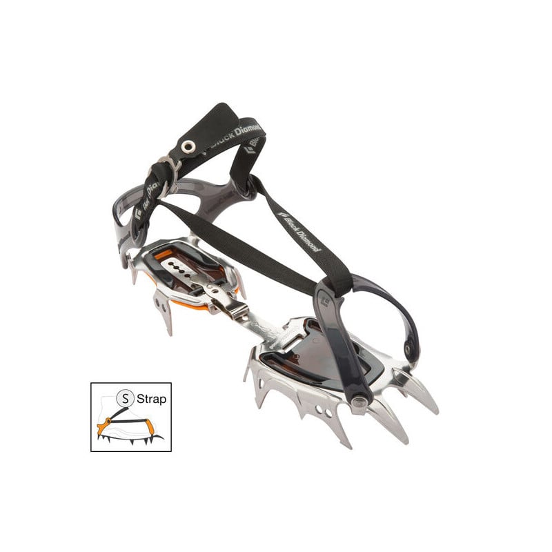 Black Diamond Serac Strap Studs (grey/black)