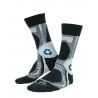 Chaussette de randonnée Run-Recycled La Chaussette de France (Gris/Bleu)