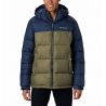 Doudoune Columbia Pike Lake Hooded (Stone Green/Collegiate Navy) Homme