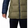 Doudoune Columbia Pike Lake Hooded (Stone Green/Collegiate Navy) Homme