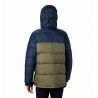 Doudoune Columbia Pike Lake Hooded (Stone Green/Collegiate Navy) Homme