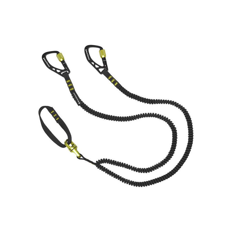 Correas elásticas para piolets Black Diamond Spinner Leash (negro)