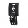Moschettoni Black Diamond Moschettone a vite Hotforge - Confezione da 3 (nero)