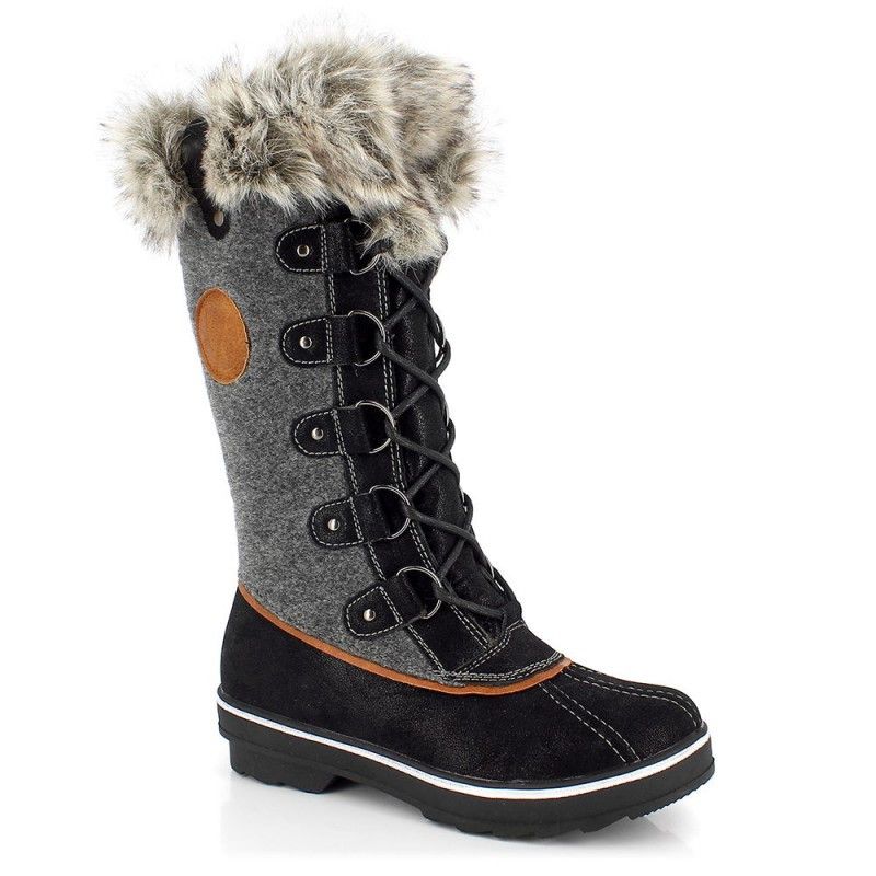 Kimberfeel Sissi Après-Ski-Stiefel (Gris anthracite) Frau