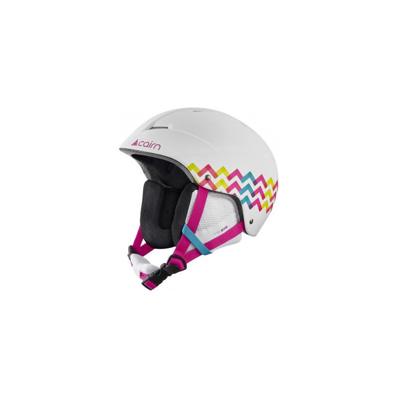 Casque ski Cairn Andromed J (Mat White Lolipop) junior
