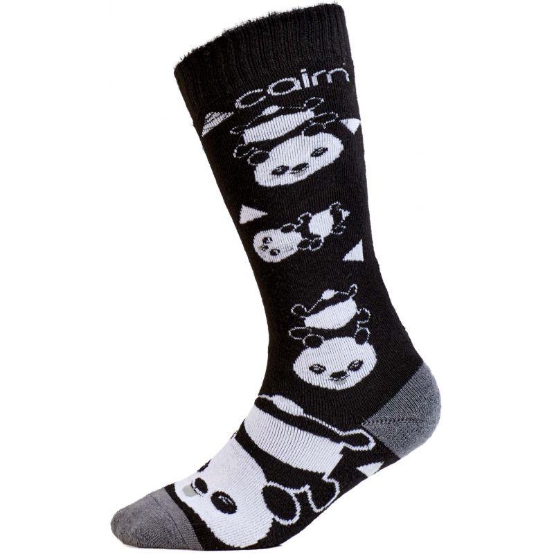Junior skisokken Cairn Spirit (Zwarte panda)