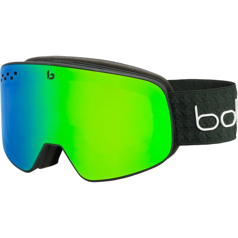 Máscara de esquí Bollé Nevada (Bosque Verde Esmeralda Mate - Cat 2)