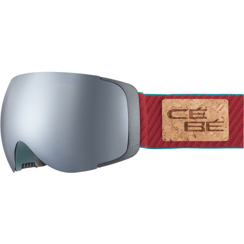 Masque de ski Cébé Exo OTG (Grå Bourgogne Matbrun Flash Mirror Cat.3)