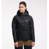 Hooded Haglofs Spire Mimic Hood Jacket (True Black) Woman