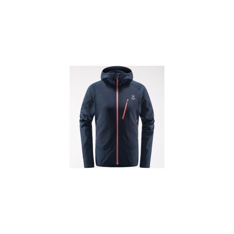 HAGLÖFS Spire Mid Hood Jacket (Tarn Blue) Dames