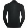Tee-shirt technique à col montant ½ zip ODLO PERFORMANCE WARM ECO (black - New Odlo Graphite Grey) Homme