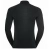 Tee-shirt technique à col montant ½ zip ODLO PERFORMANCE WARM ECO (black - New Odlo Graphite Grey) Homme