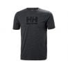 T-shirt Helly Hansen Logo (Ebony melange) Mænd