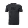 T-shirt HELLY HANSEN Logo (Ebony melange) Homme