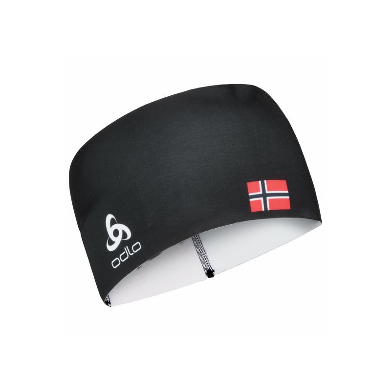 Pannebånd Odlo Konkurranse Fan Varm (Sort - Norsk)