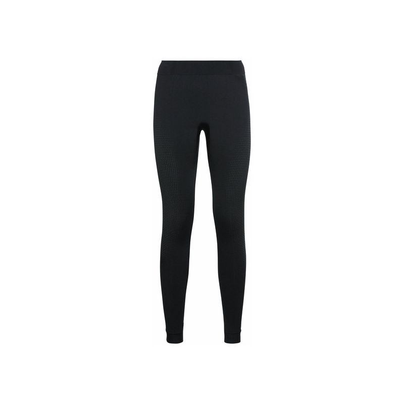 Teknisk tights Odlo Performance Warm Eco (svart - Ny Odlo Grafittgrå) Dame