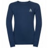 Langærmet teknisk T-shirt med rund hals Odlo Active Warm Eco (estate Blue) Børn