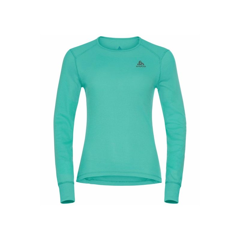 Langermet t-skjorte - rund hals ODLO Active Warm Eco (kakadue) Kvinner