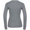 T-shirt manches longues - col rond ODLO Active Warm Eco (grey Melange) Femme